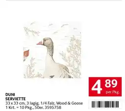 Transgourmet Duni serviette Angebot