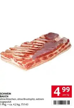 Transgourmet Schwein bauch Angebot