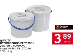Transgourmet Quality österreichischer topfen Angebot