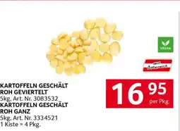 Transgourmet Kartoffeln geschält roh geviertelt Angebot