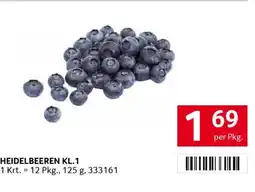 Transgourmet Heidelbeeren Angebot
