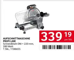 Transgourmet Aufschnittmaschine profi line Angebot