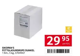 Transgourmet Sikopan's fettglasurdrops dunkel Angebot