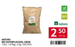 Transgourmet Natura bio haferflocken Angebot
