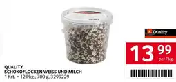 Transgourmet Quality schokoflocken weiss und milch Angebot