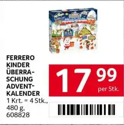 Transgourmet Ferrero kinder überra- schung advent- kalender Angebot