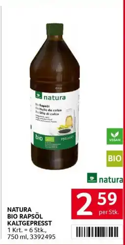 Transgourmet Natura bio rapsöl kaltgepresst Angebot