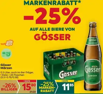 Billa Corso Gösser Märzen 0,5L Angebot