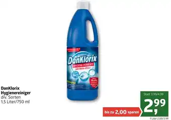ADEG Danklorix Hygienereiniger 1,5 Liter/750 ml Angebot