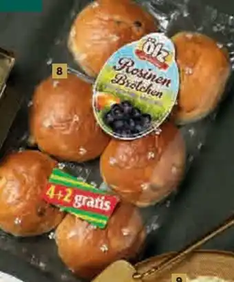 Billa Corso Ölz Rosinenbrötchen 4+2 Gratis 375g Angebot