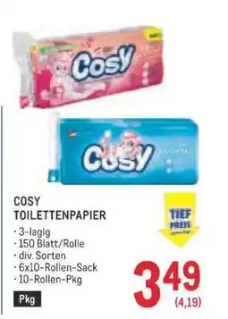 Metro Cosy Toilettenpapier Angebot