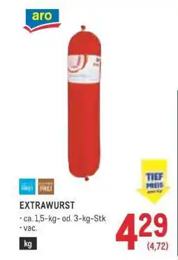 Metro EXTRAWURST Angebot