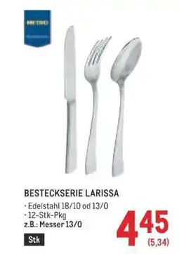 Metro BESTECKSERIE LARISSA Angebot