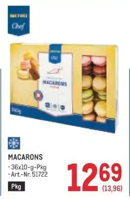 Metro Macarons Angebot