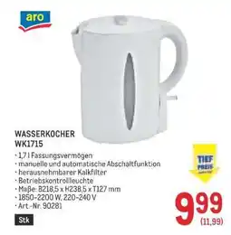 Metro WASSERKOCHER WK1715 Angebot