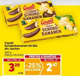 Billa Casali schokobananen Angebot