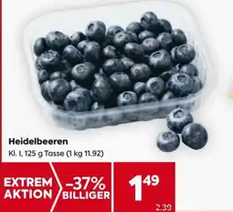 Billa Heidelbeeren Angebot