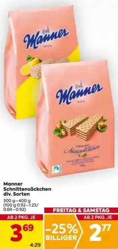 Billa Manner Schnittensäckchen Angebot