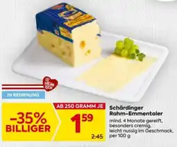 Billa Schärdinger Rahm-Emmentaler Angebot