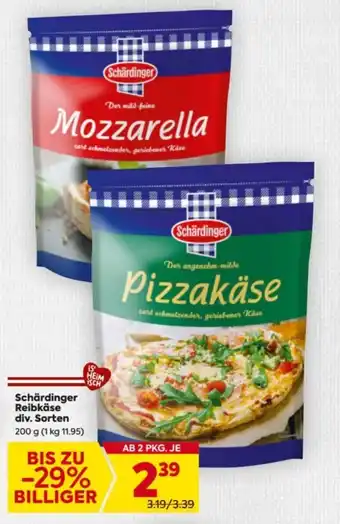 Schärdinger Reibkäse div. Sorten