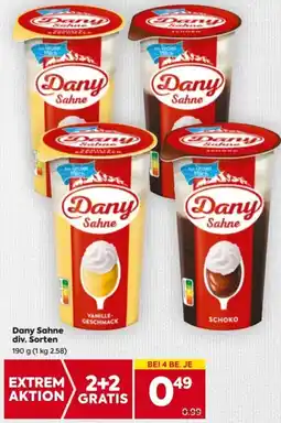 Billa Dany Sahne div. Sorten Angebot
