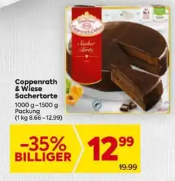 Billa Coppenrath & Wiese Sachertorte Angebot