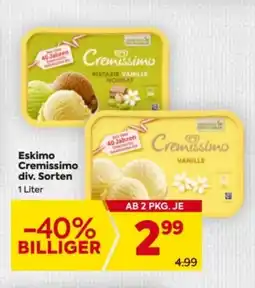 Billa Eskimo Cremissimo div. Sorten Angebot