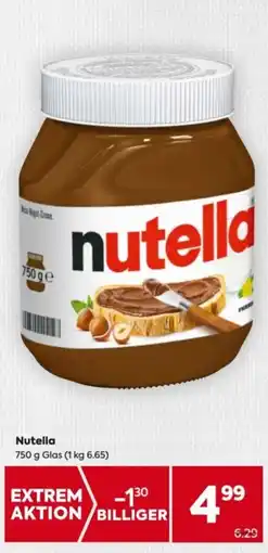 Billa Nutella Angebot
