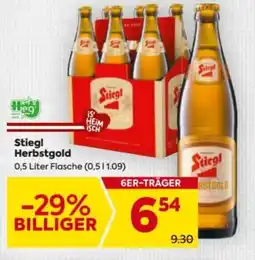 Billa Stiegl Herbstgold Angebot