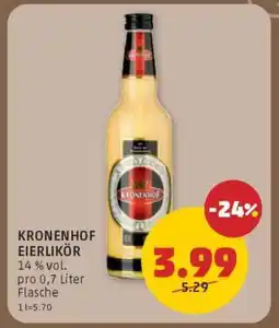 PENNY KRONENHOF EIERLIKÖR Angebot