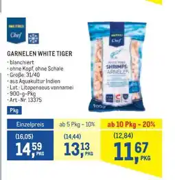 Metro GARNELEN WHITE TIGER Angebot