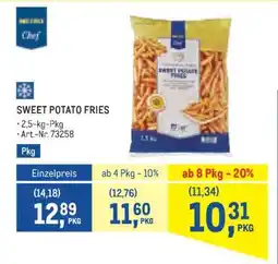 Metro Sweet Potato Fries Angebot