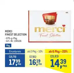 Metro merci Finest Selection Angebot