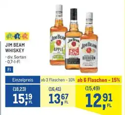 Metro Jim Beam Whiskey Angebot