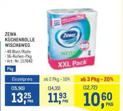 Metro ZEWA KÜCHENROLLE WISCH&WEG Angebot
