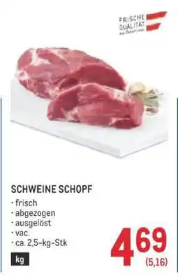 Metro Schweine Schopf Angebot