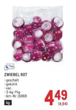 Metro ZWIEBEL ROT Angebot