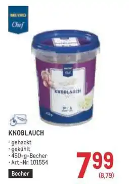 Metro Knoblauch Angebot