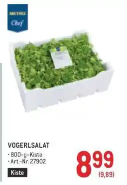 Metro VOGERLSALAT Angebot