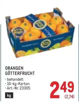 Metro Orangen „Götterfrucht“ Angebot