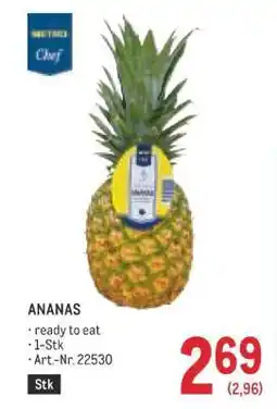 Metro ANANAS Angebot