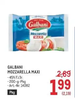 Metro Galbani Mozzarella Maxi Angebot