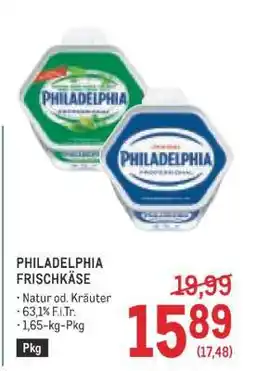 Metro Philadelphia Frischkäse Angebot