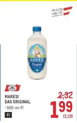 Metro MARESI DAS ORIGINAL Angebot