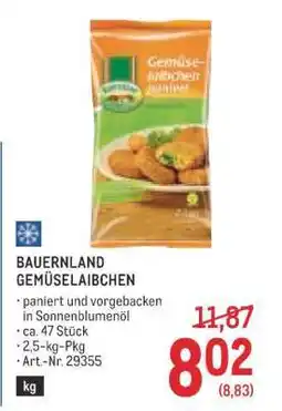 Metro Bauernland Gemüselaibchen Angebot