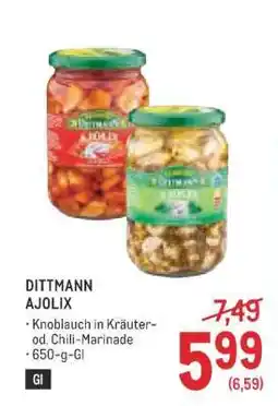 Metro DITTMANN AJOLIX Angebot