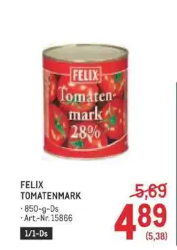 Metro Felix Tomatenmark Angebot