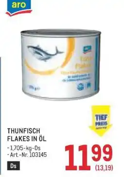 Metro THUNFISCH FLAKES IN ÖL Angebot