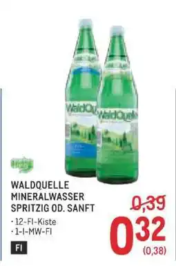 Metro Waldquelle Mineralwasser spritzig od. sanft Angebot
