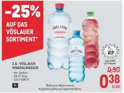 Metro Vöslauer Mineralwasser Angebot